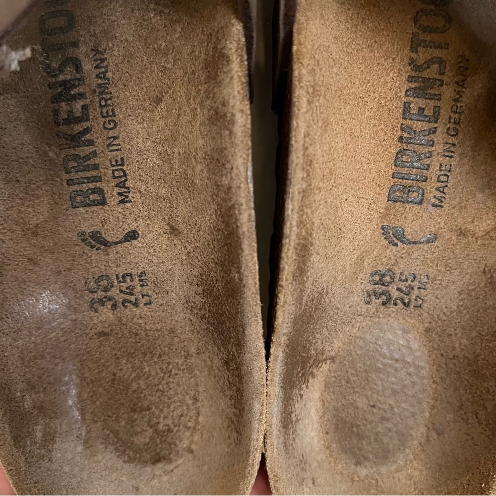 Birkenstock Mocha Yao Sandals Size 7-7.5 - Picture 9 of 10